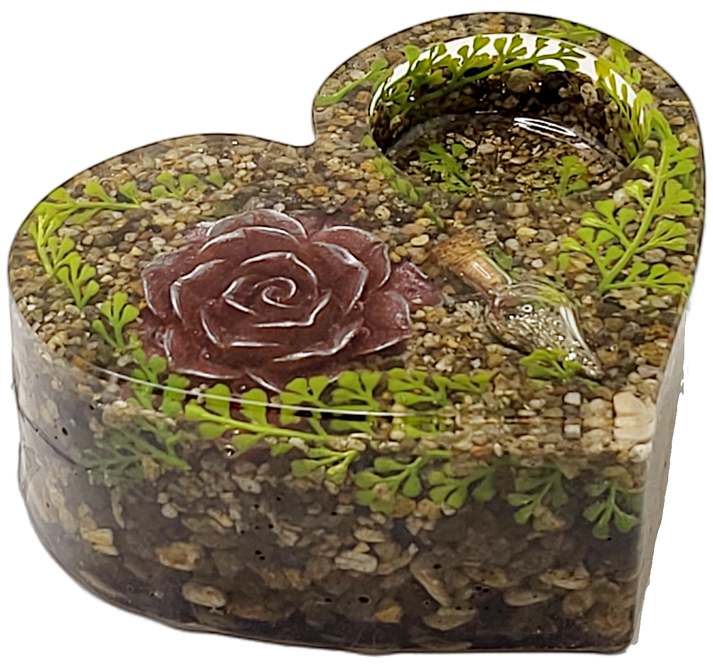 Tealight heart holder
