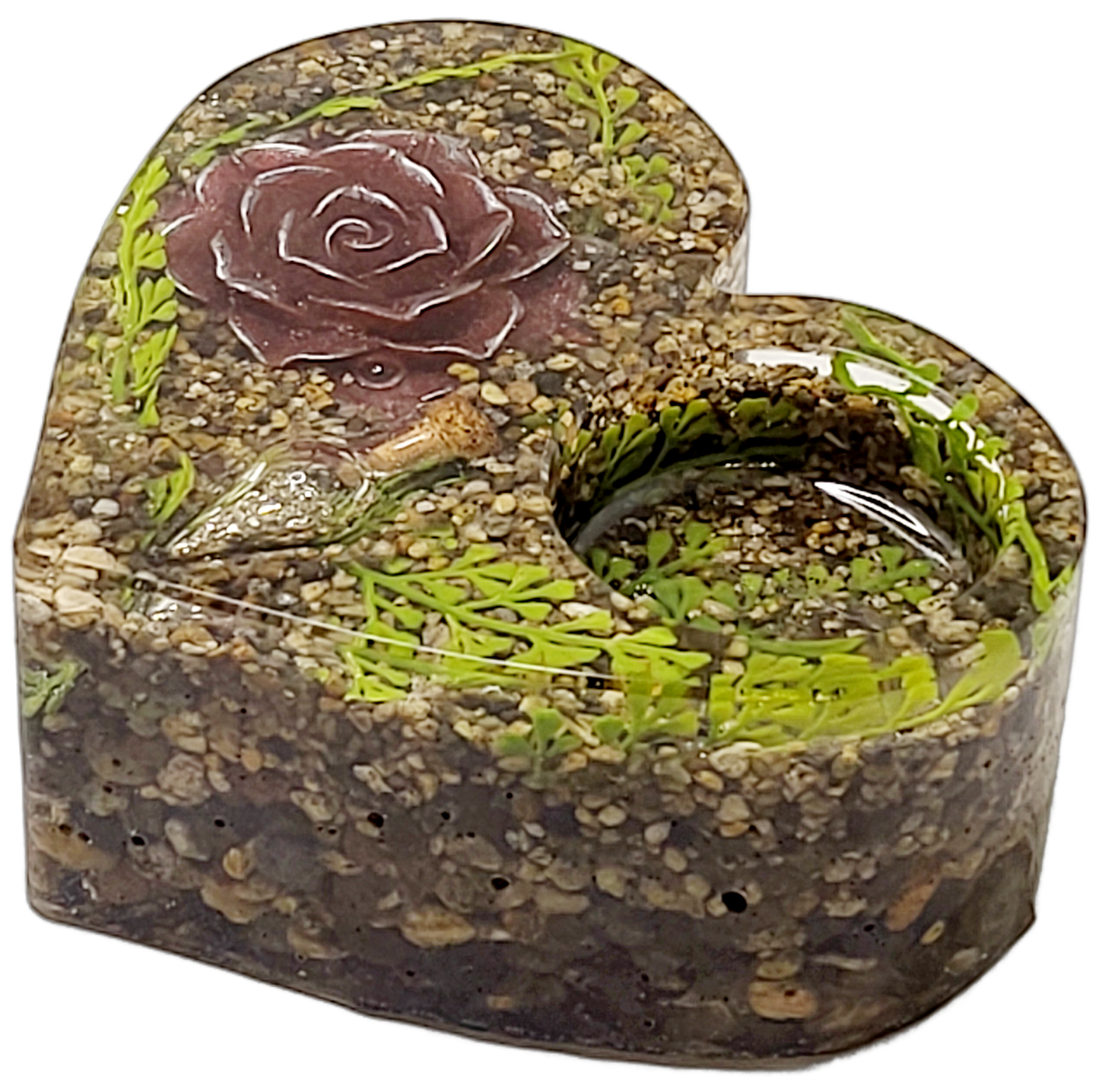 Tealight heart holder
