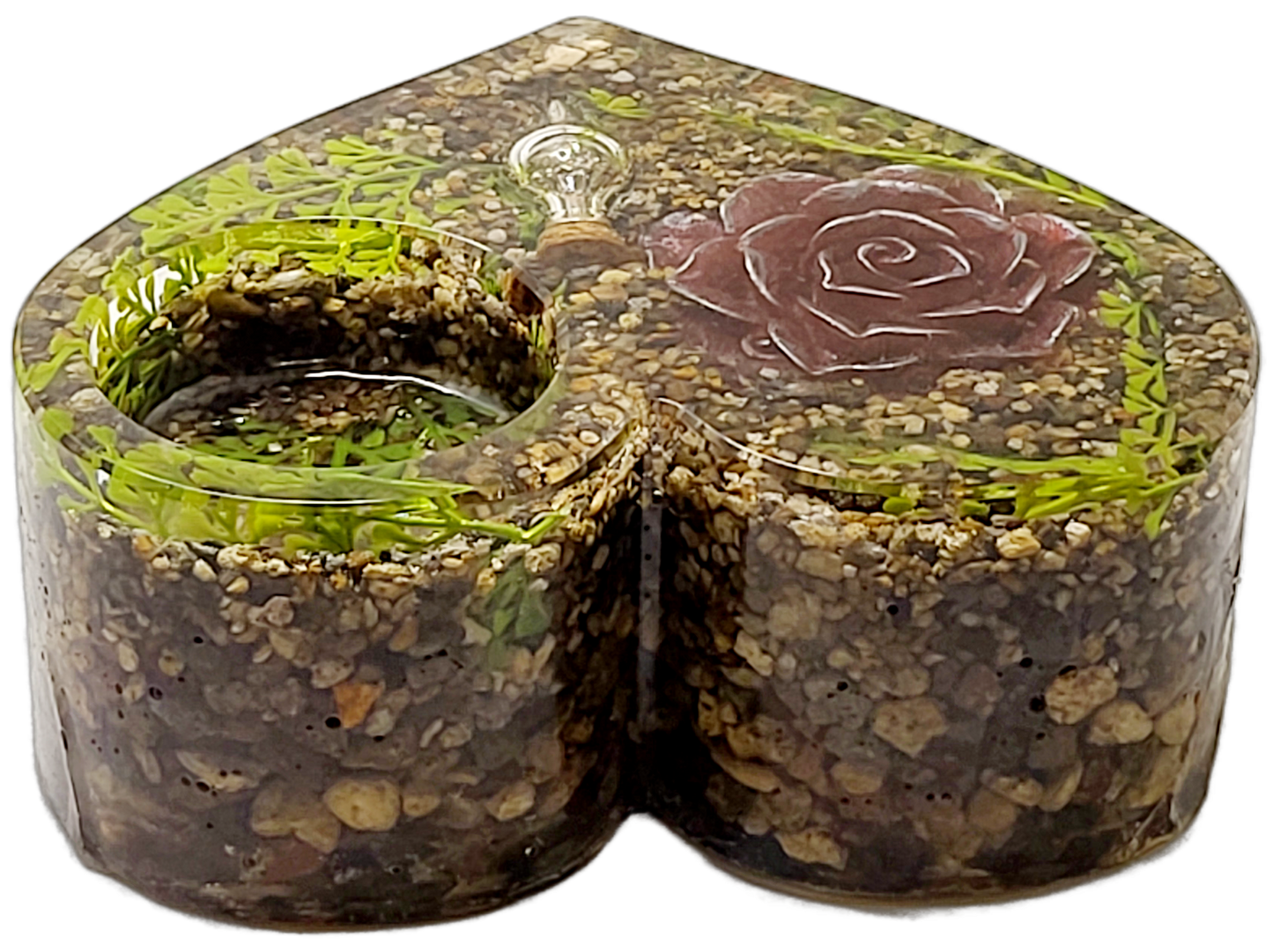 Tealight heart holder