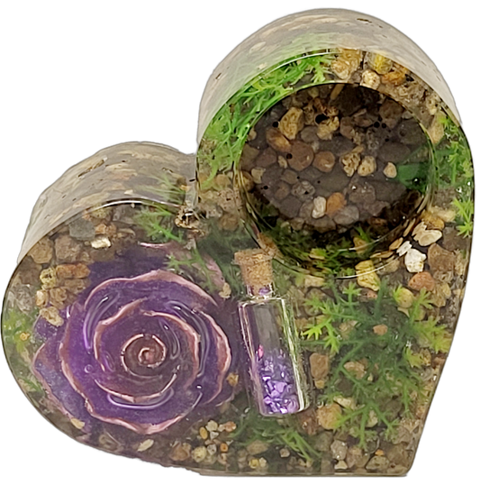 Tealight heart holder