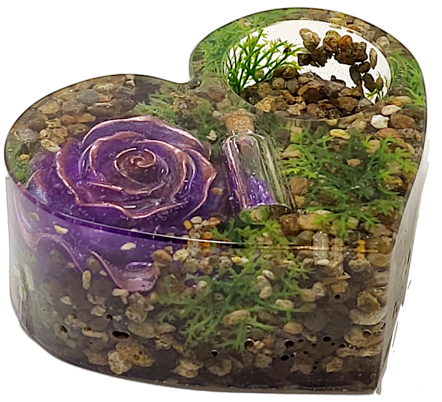 Tealight heart holder