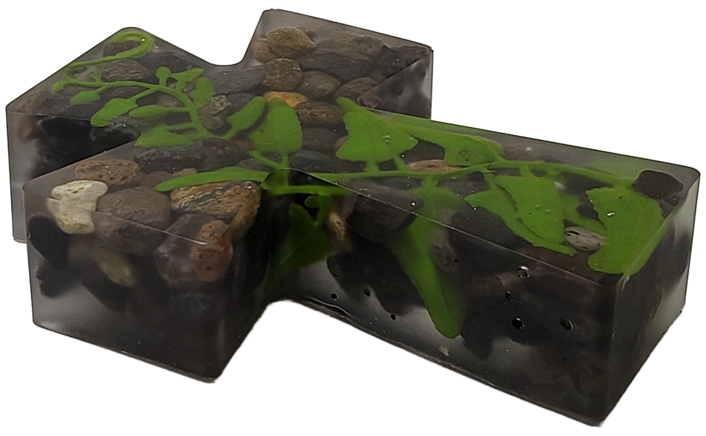 Rustic rock cross