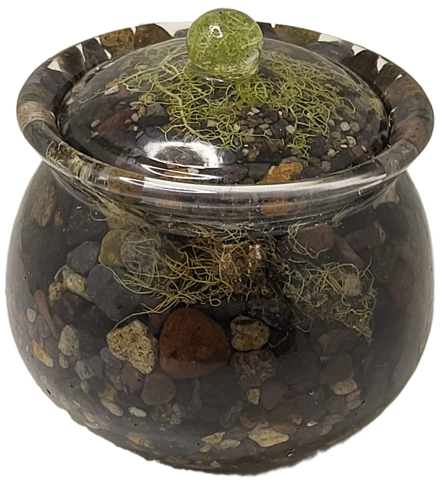 Rock pot with lid