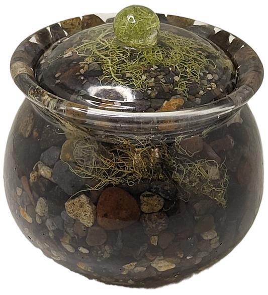 Rock pot with lid