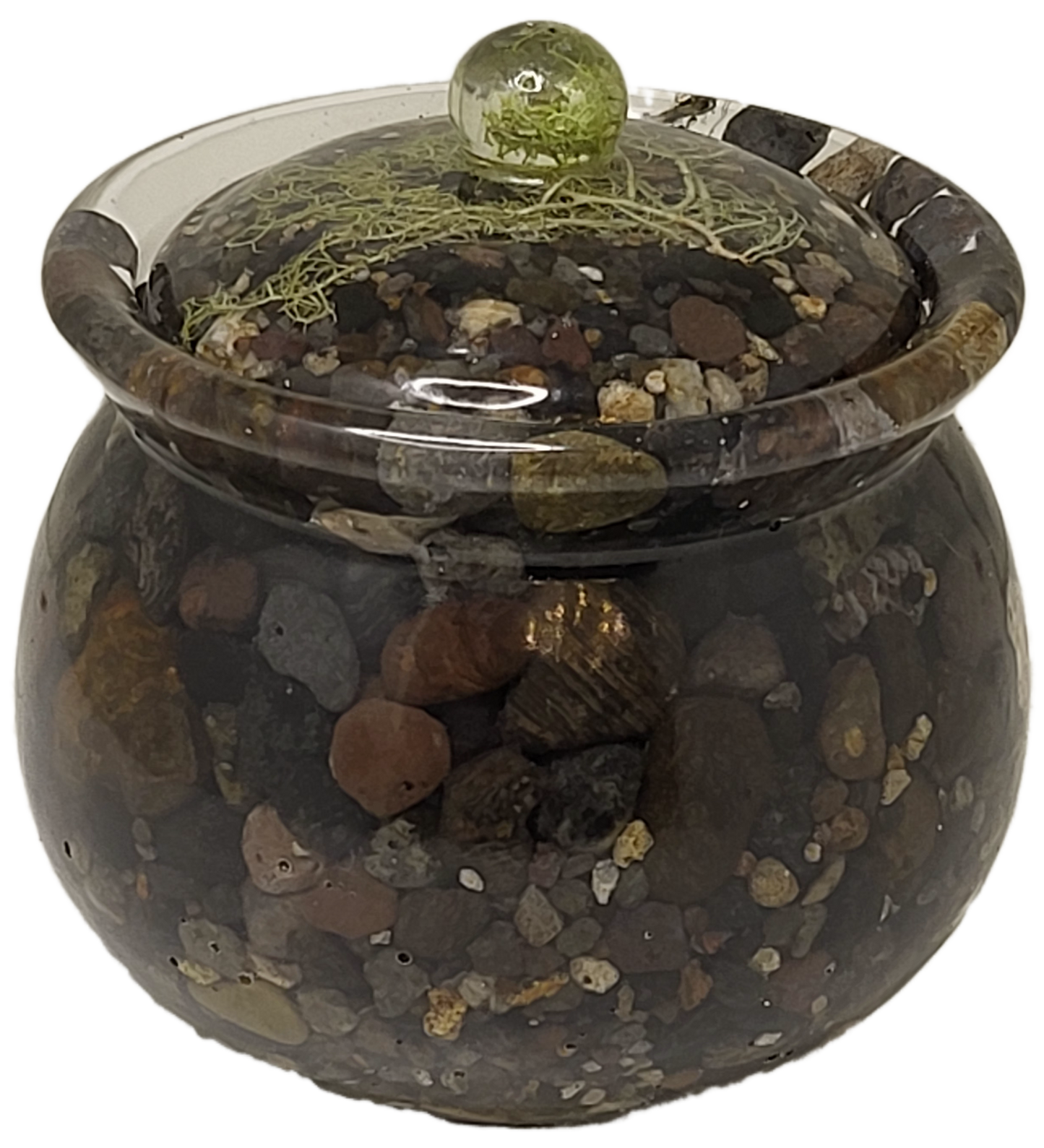 Rock pot with lid