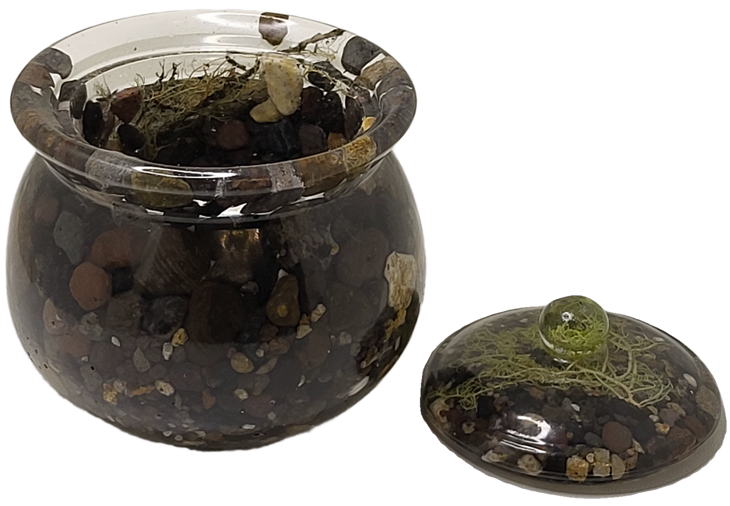 Rock pot with lid