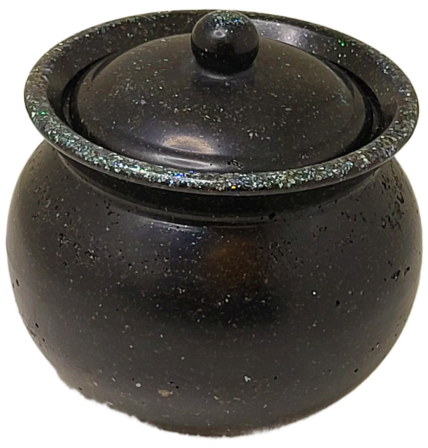 Rock pot with lid