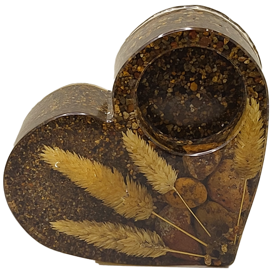 Tealight heart holder