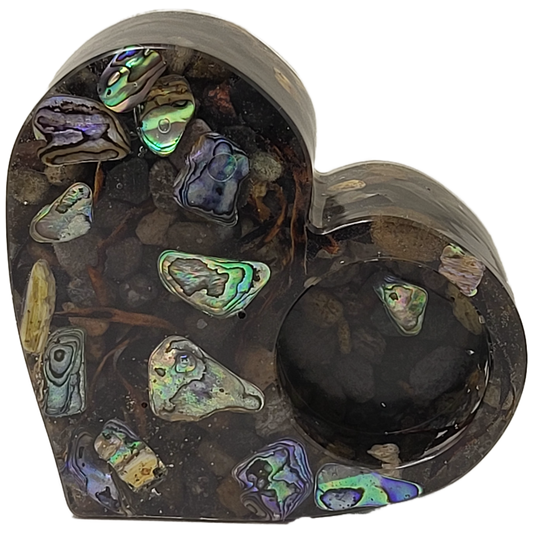 Tealight heart holder
