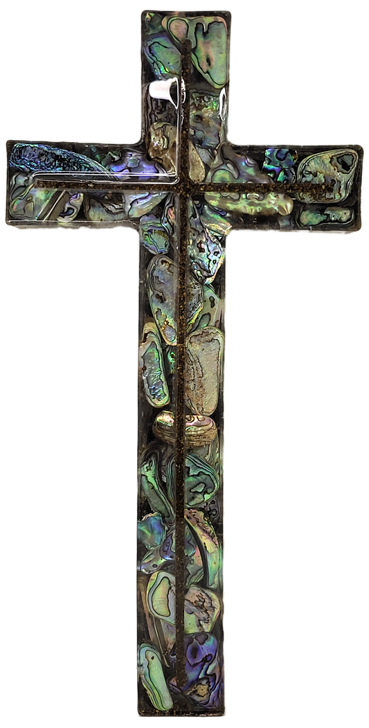 Rustic rock cross