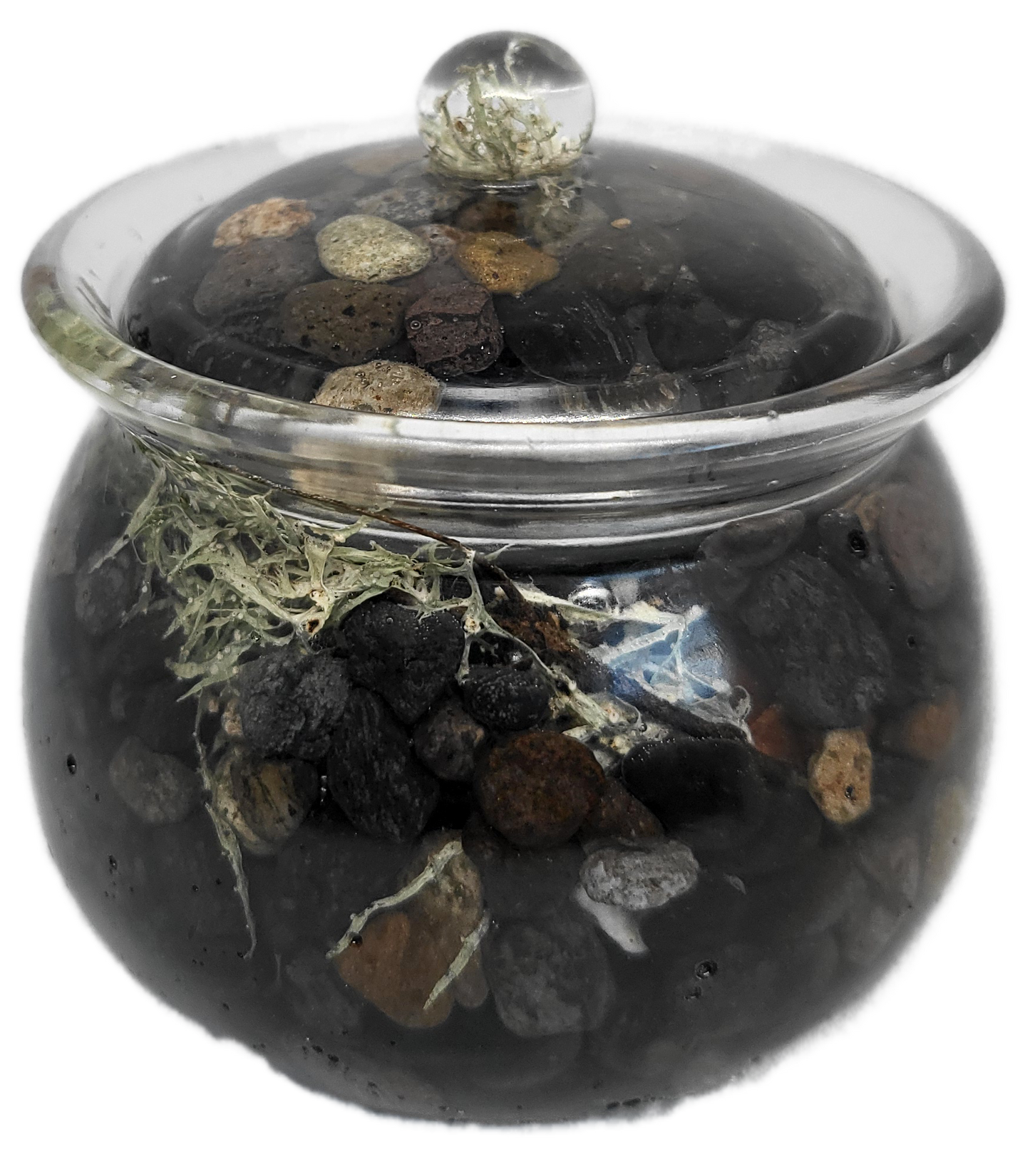 Rock pot with lid