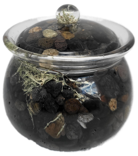 Rock pot with lid