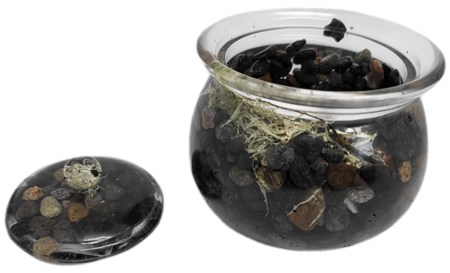 Rock pot with lid