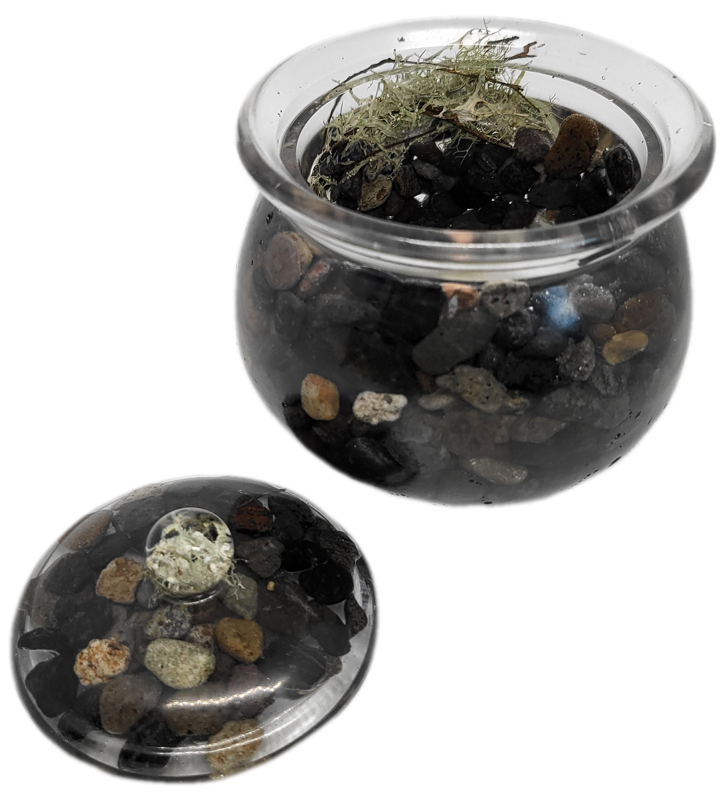 Rock pot with lid