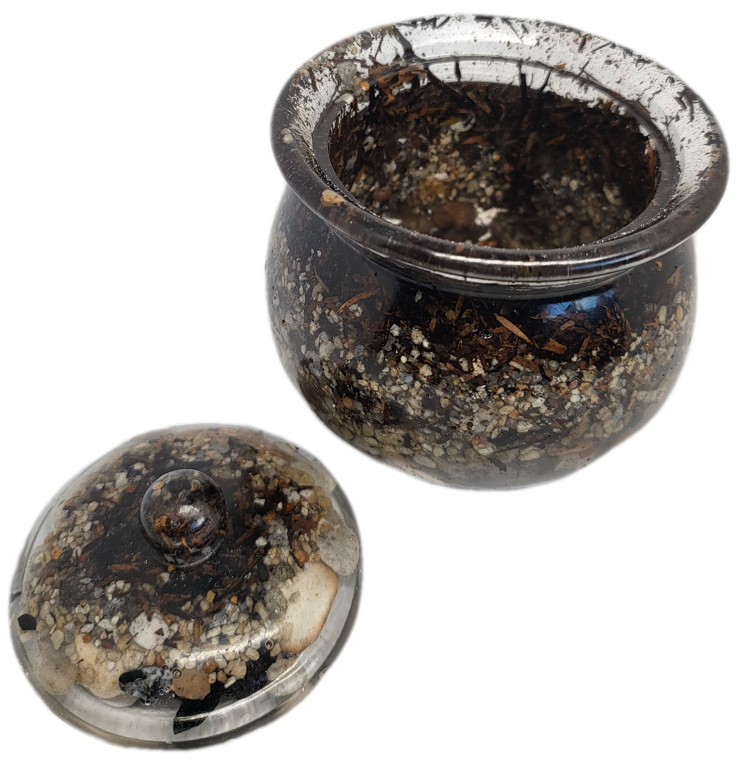 Rock pot with lid