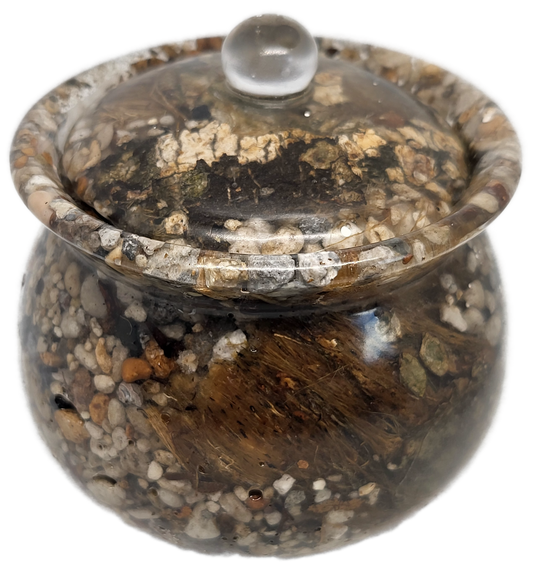 Rock pot with lid