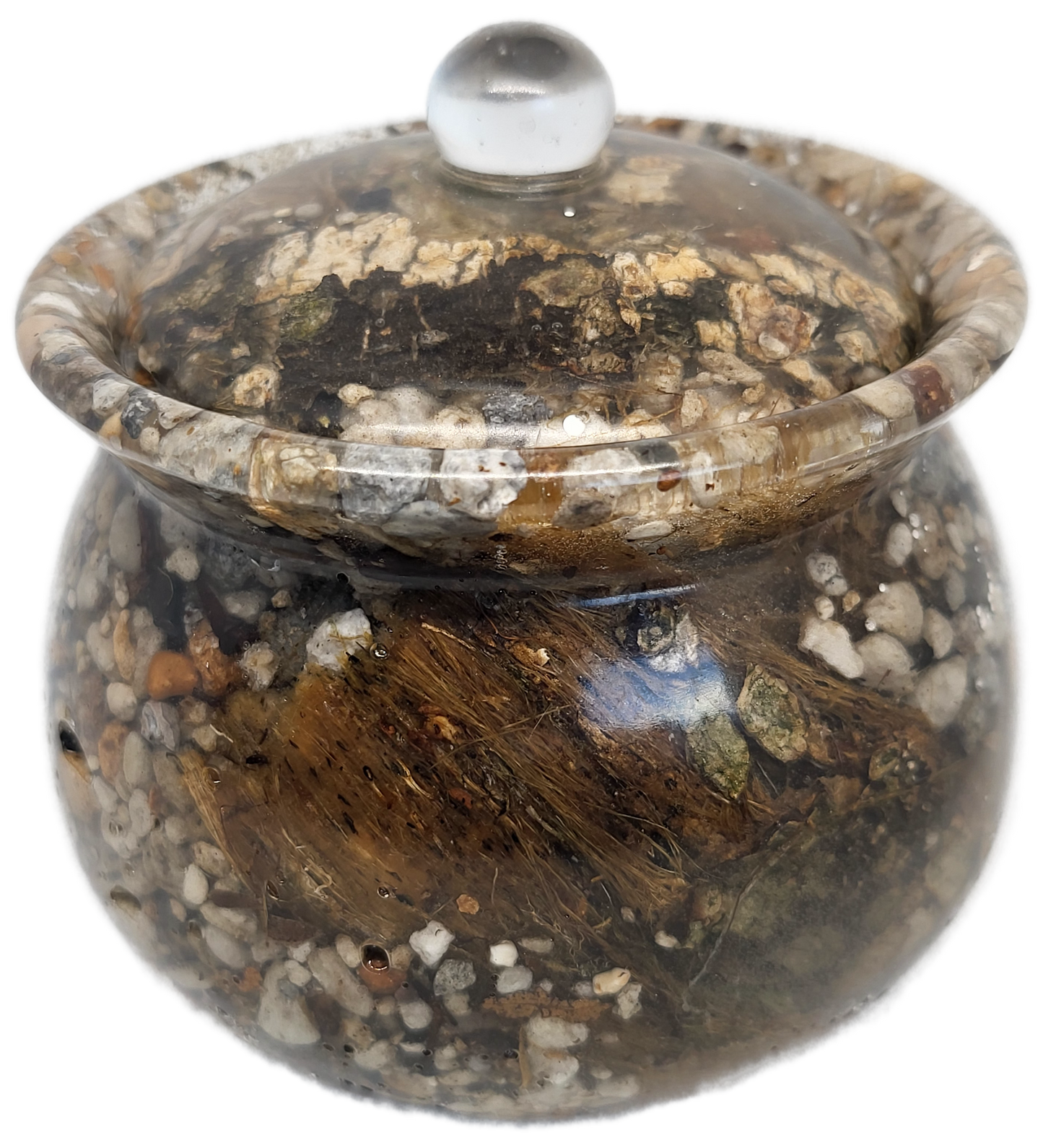 Rock pot with lid
