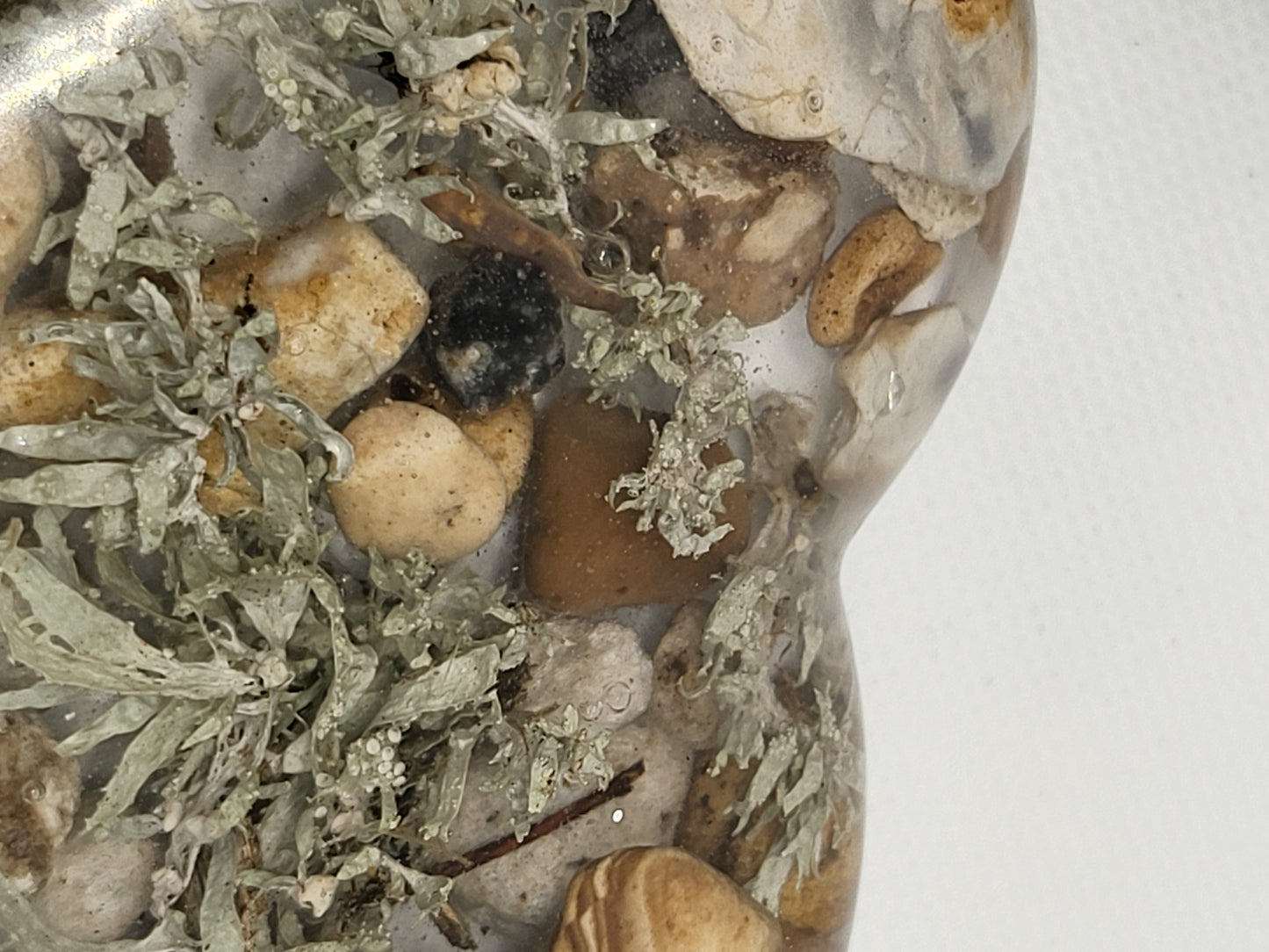 Rock pot heart with lid