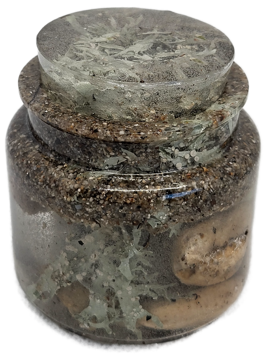 Rock pot with lid