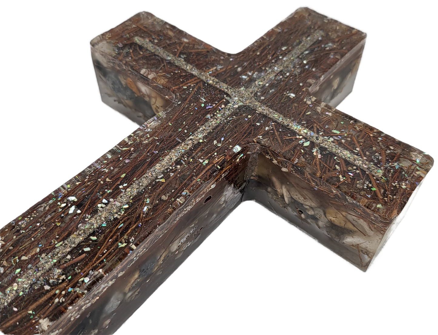 Rustic rock cross