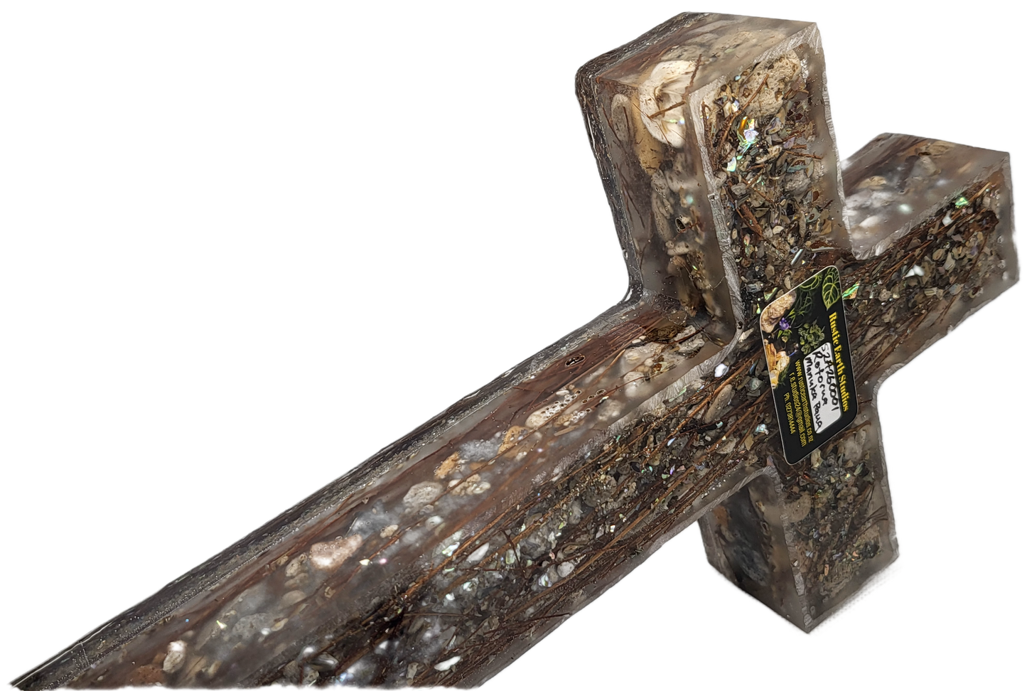 Rustic rock cross