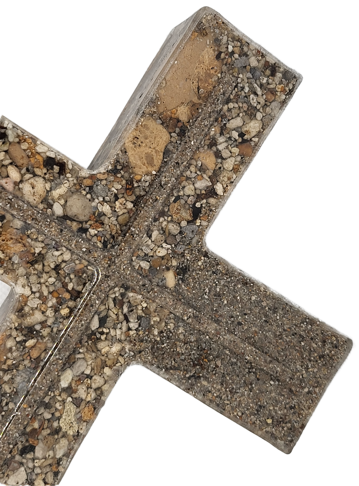 Rustic rock cross