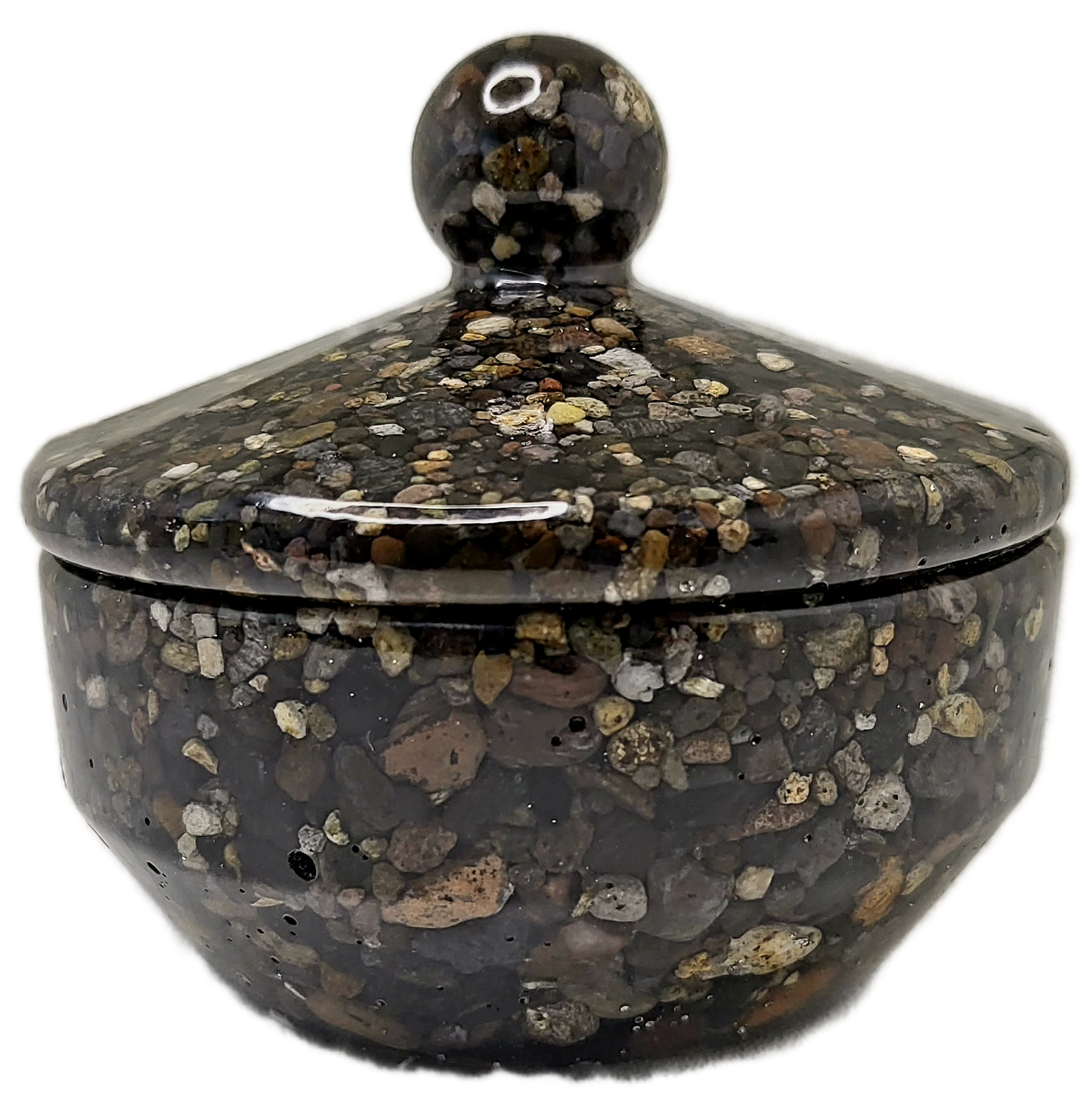 Rock pot with lid