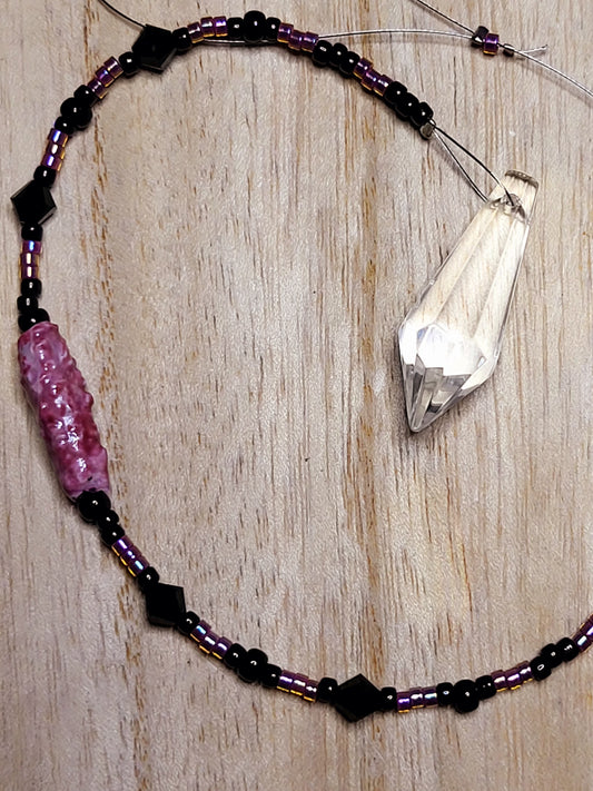 Beaded suncatcher prism
