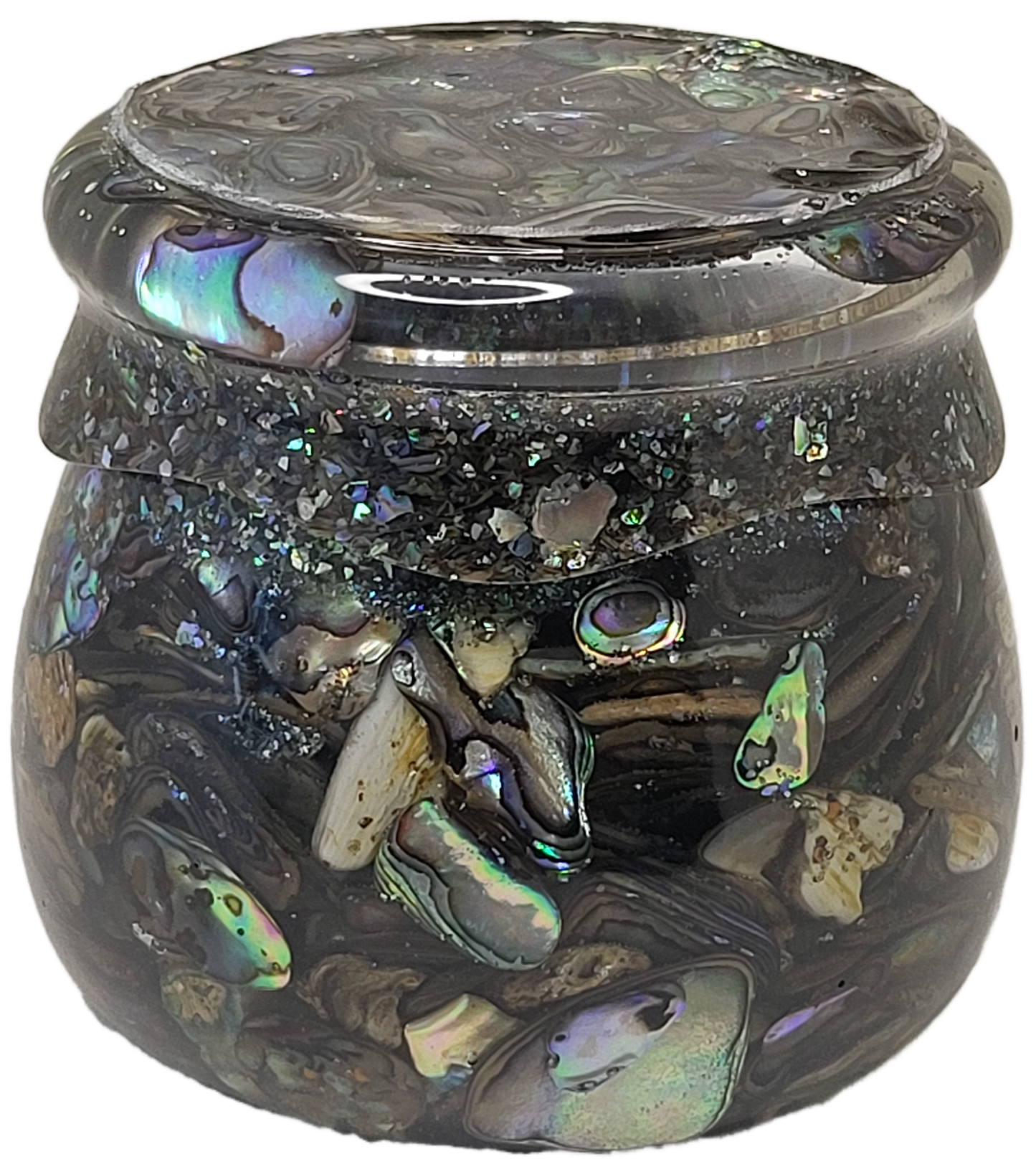 Rock pot with screw lid