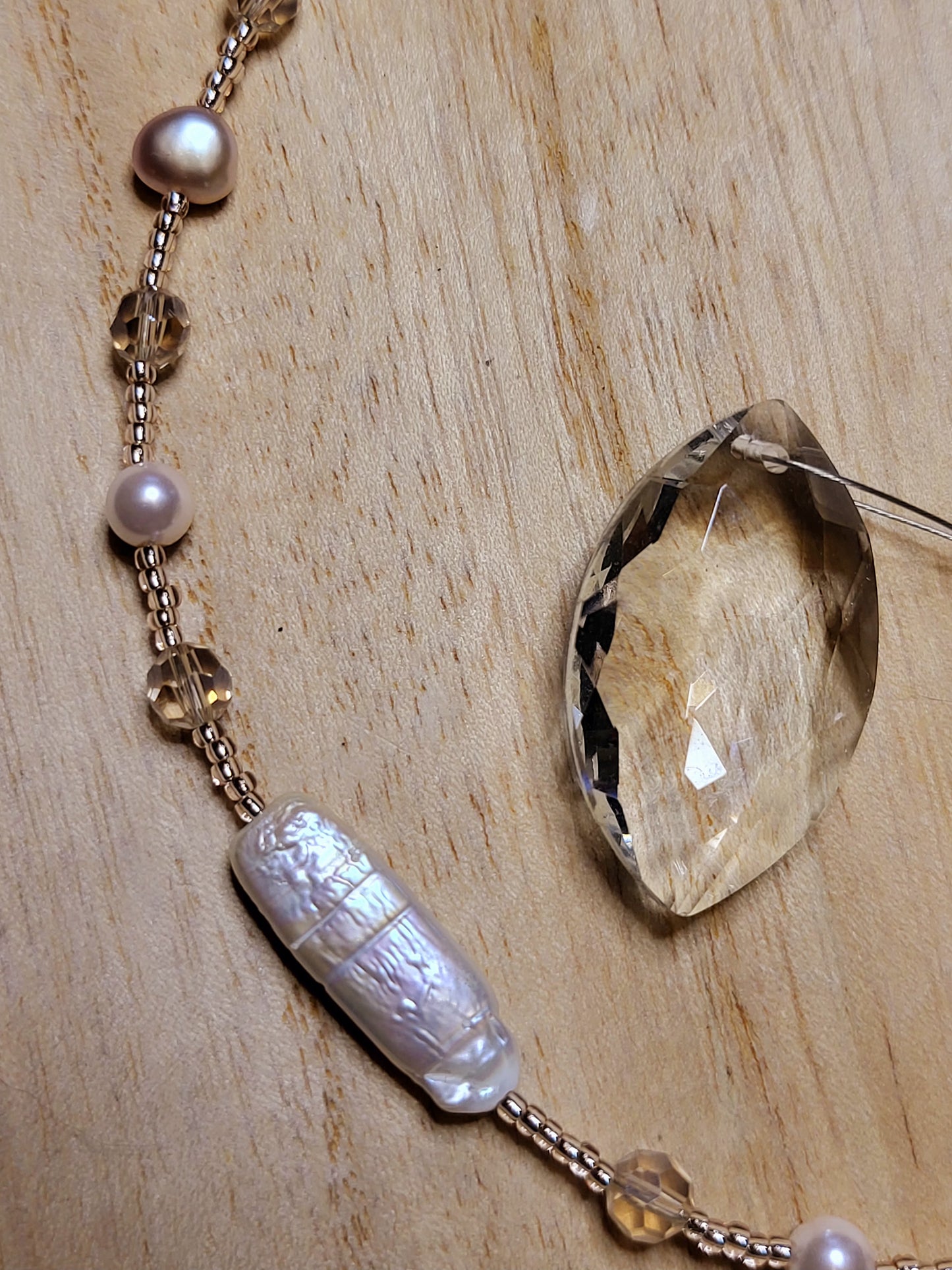 Beaded suncatcher prism