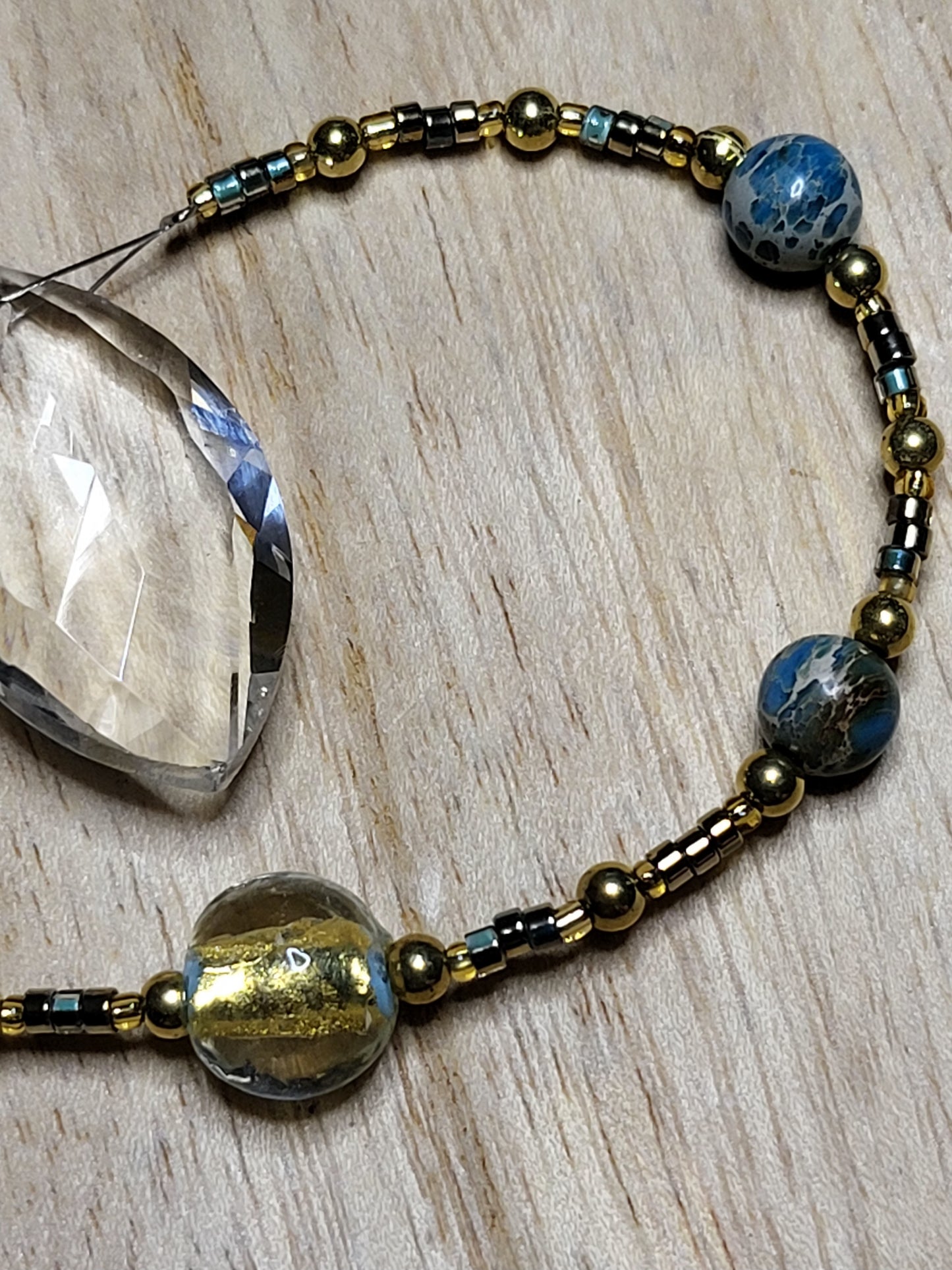 Beaded suncatcher prism