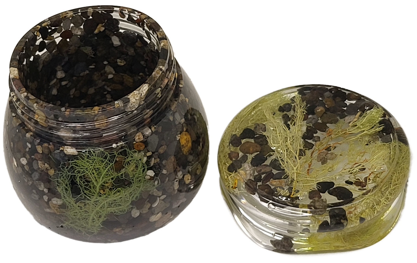 Rock pot with screw lid