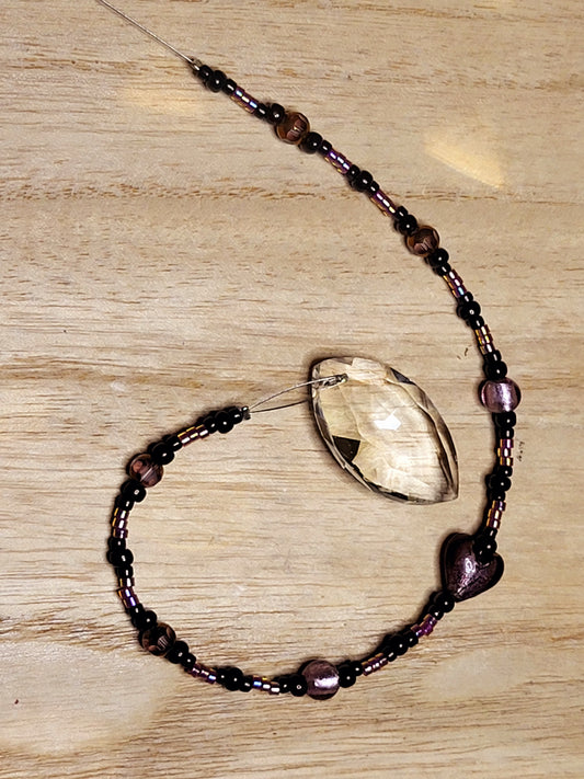 Beaded suncatcher prism