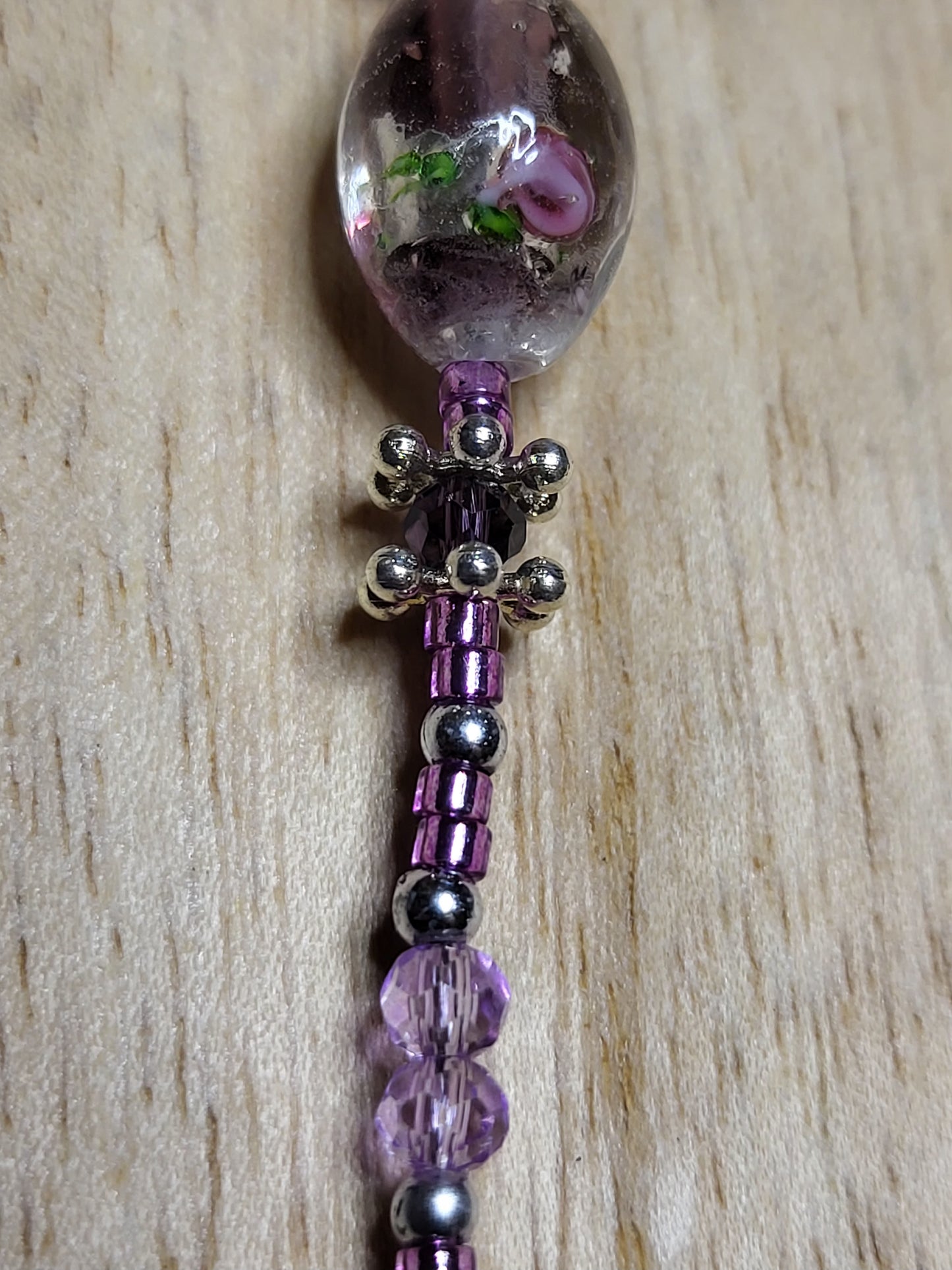 Beaded suncatcher prism