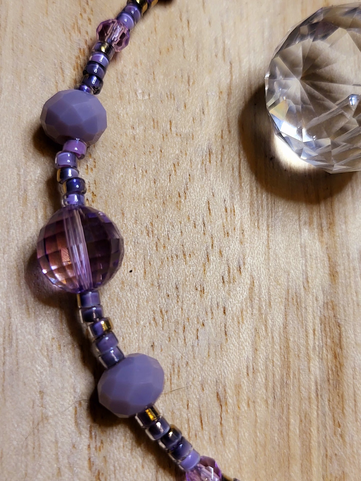 Beaded suncatcher prism