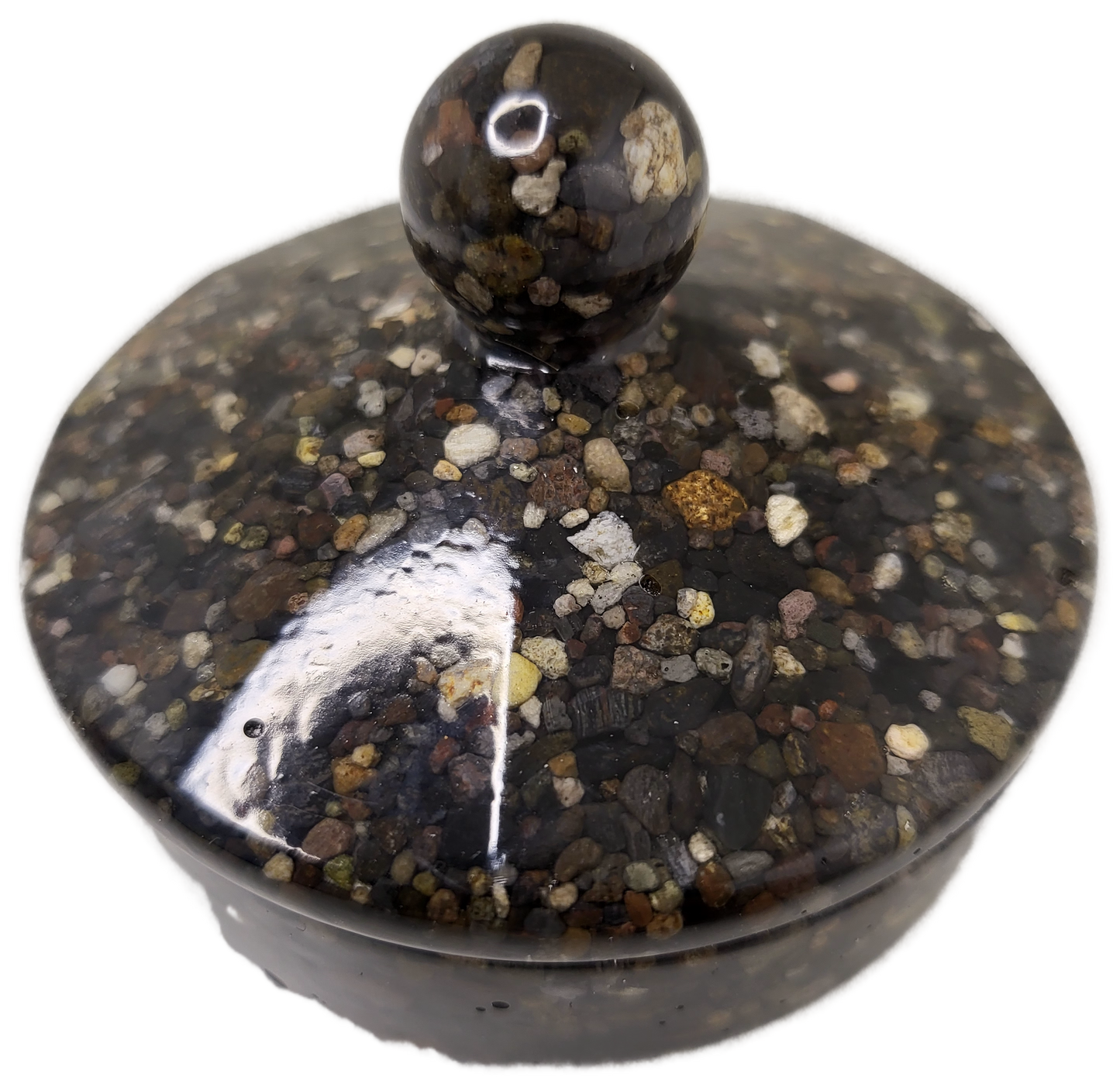 Rock pot with lid