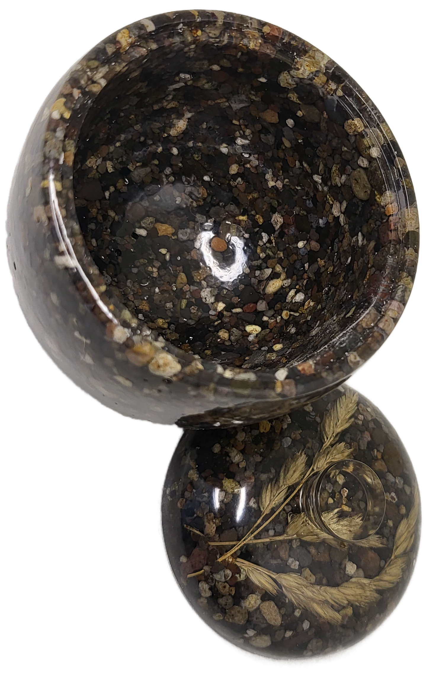 Rock pot with lid