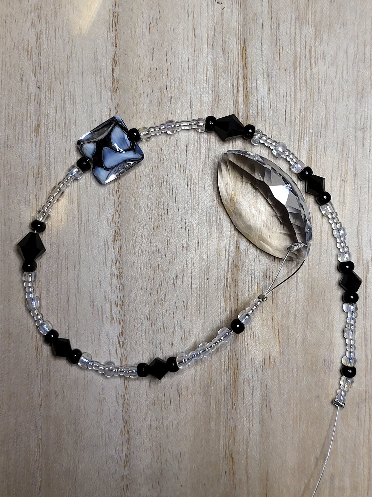Beaded suncatcher prism