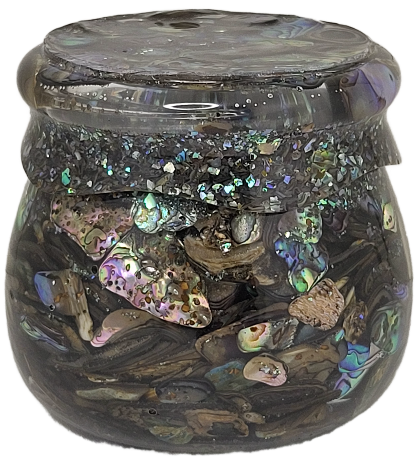 Rock pot with screw lid
