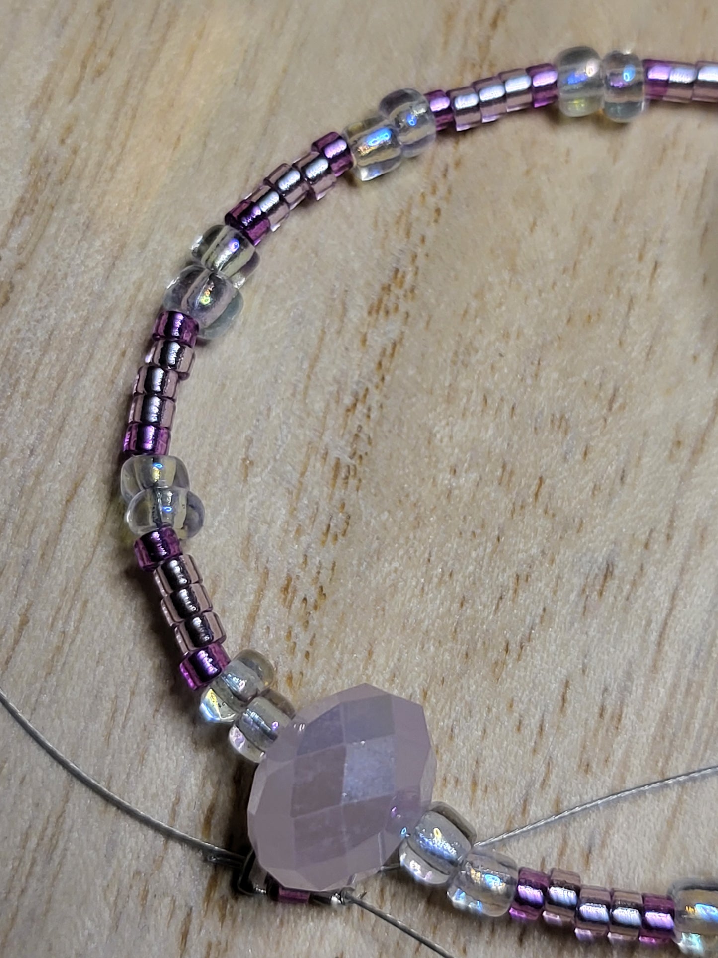 Beaded suncatcher prism
