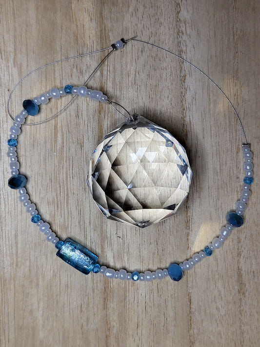 Beaded suncatcher prism