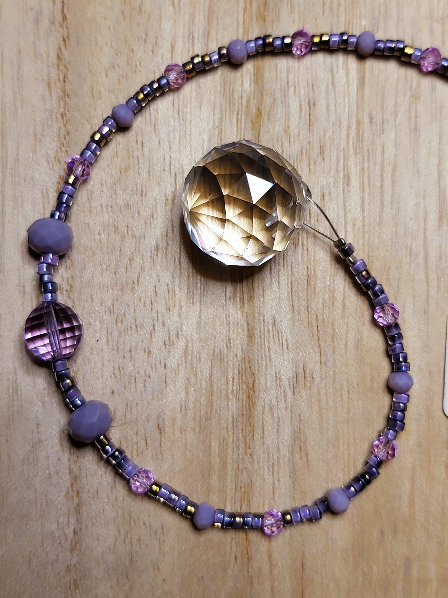 Beaded suncatcher prism