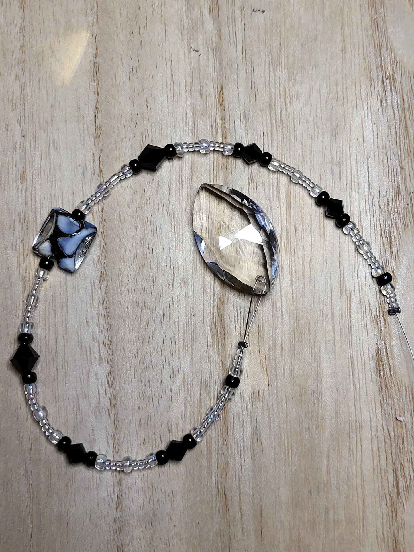 Beaded suncatcher prism