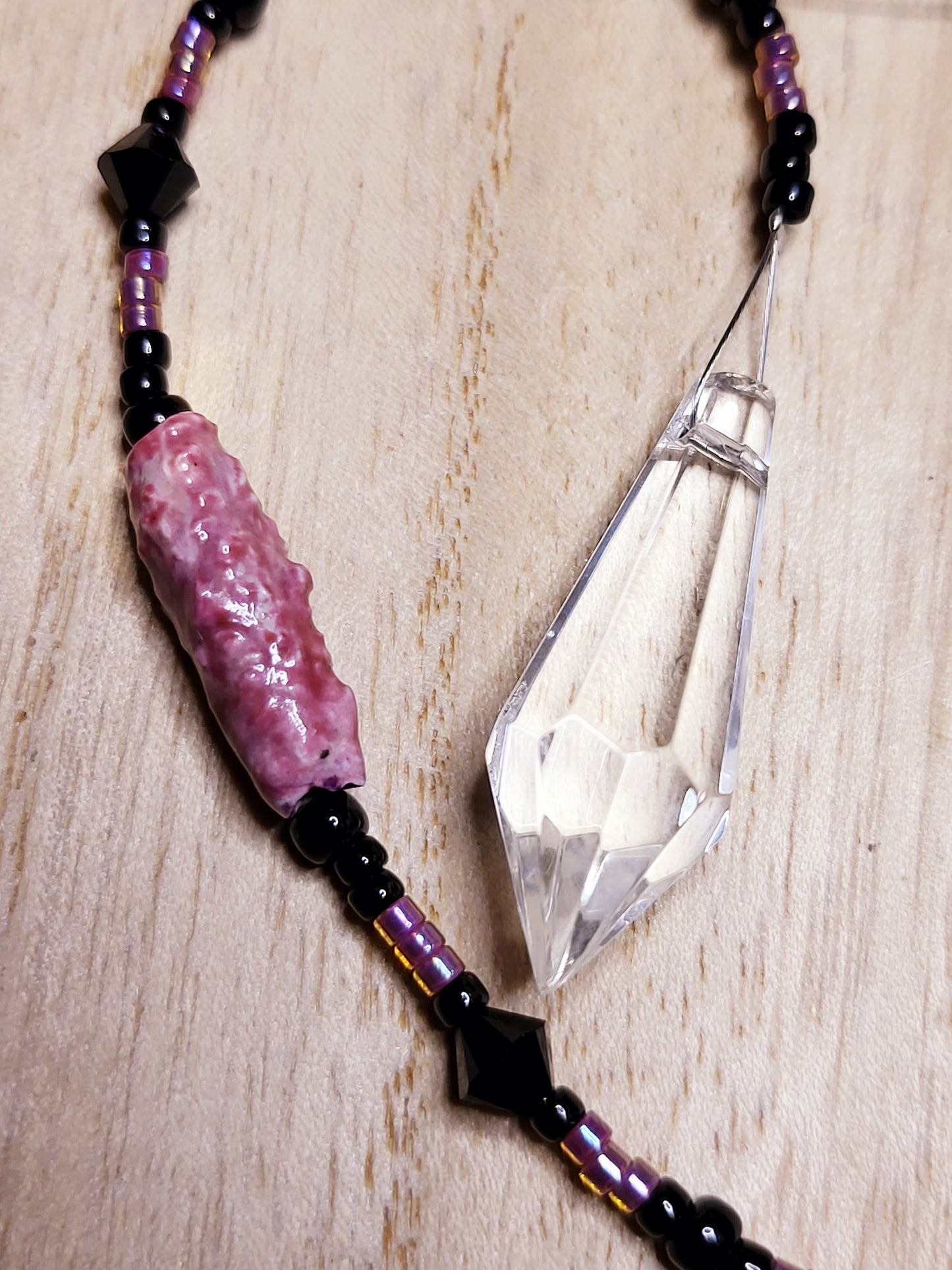 Beaded suncatcher prism