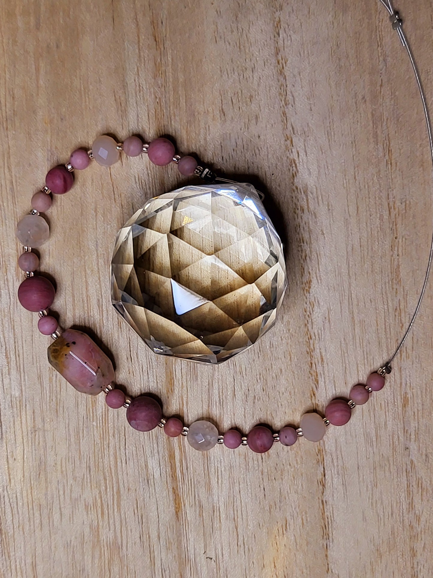 Beaded suncatcher prism