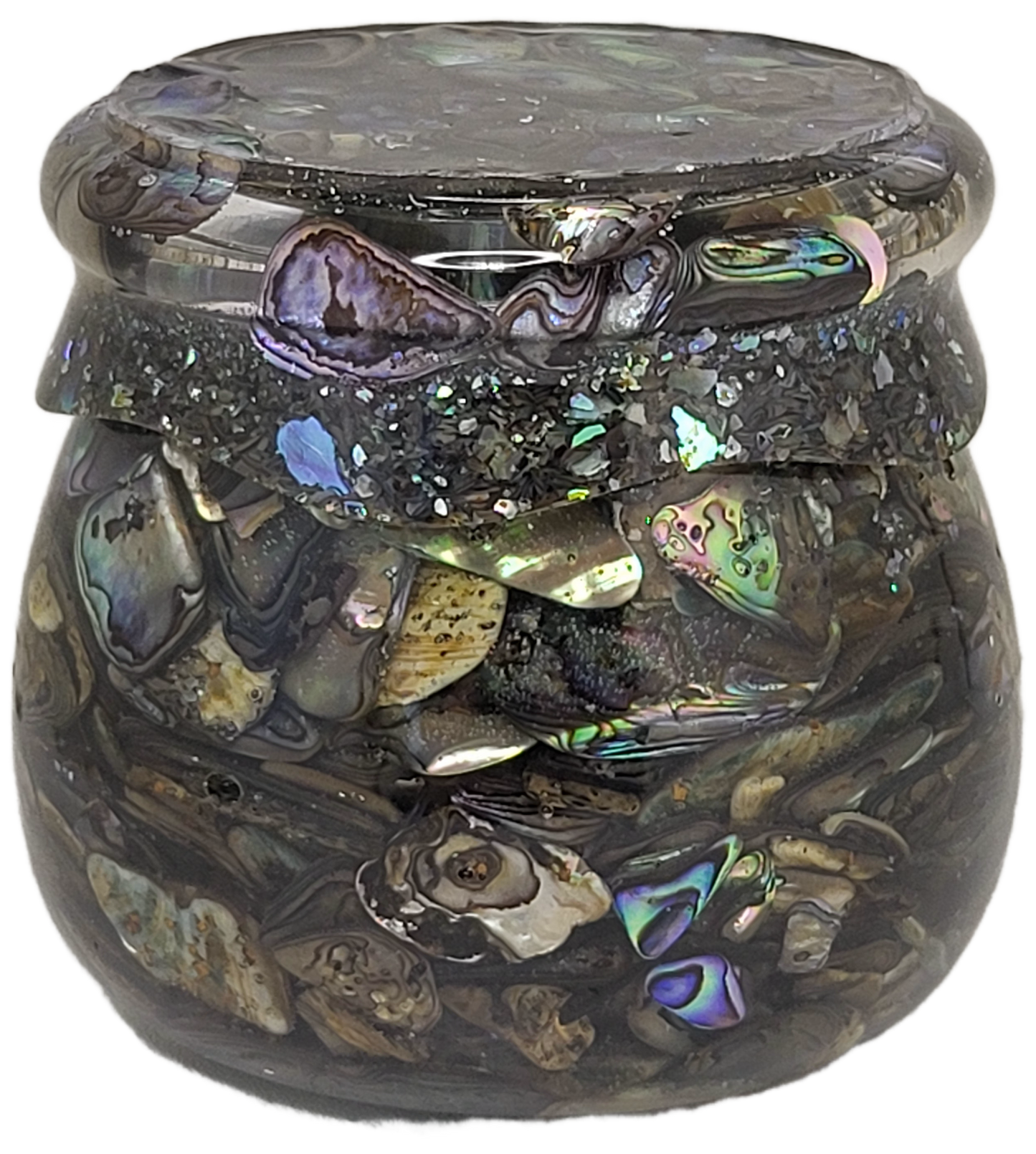 Rock pot with screw lid
