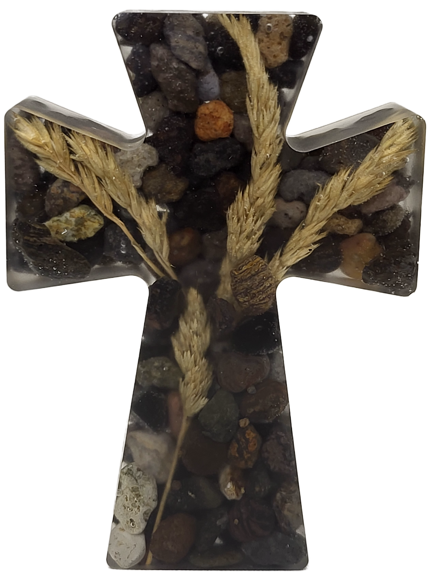 Rustic rock cross