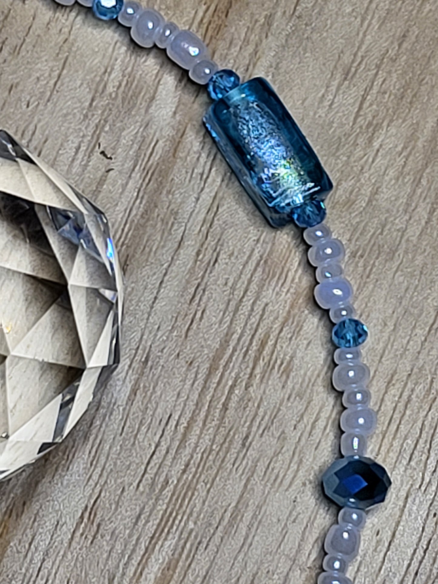 Beaded suncatcher prism