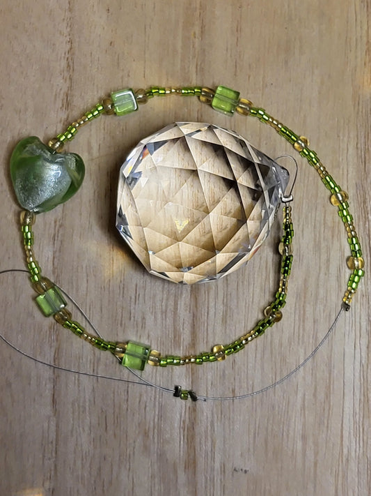 Beaded suncatcher prism