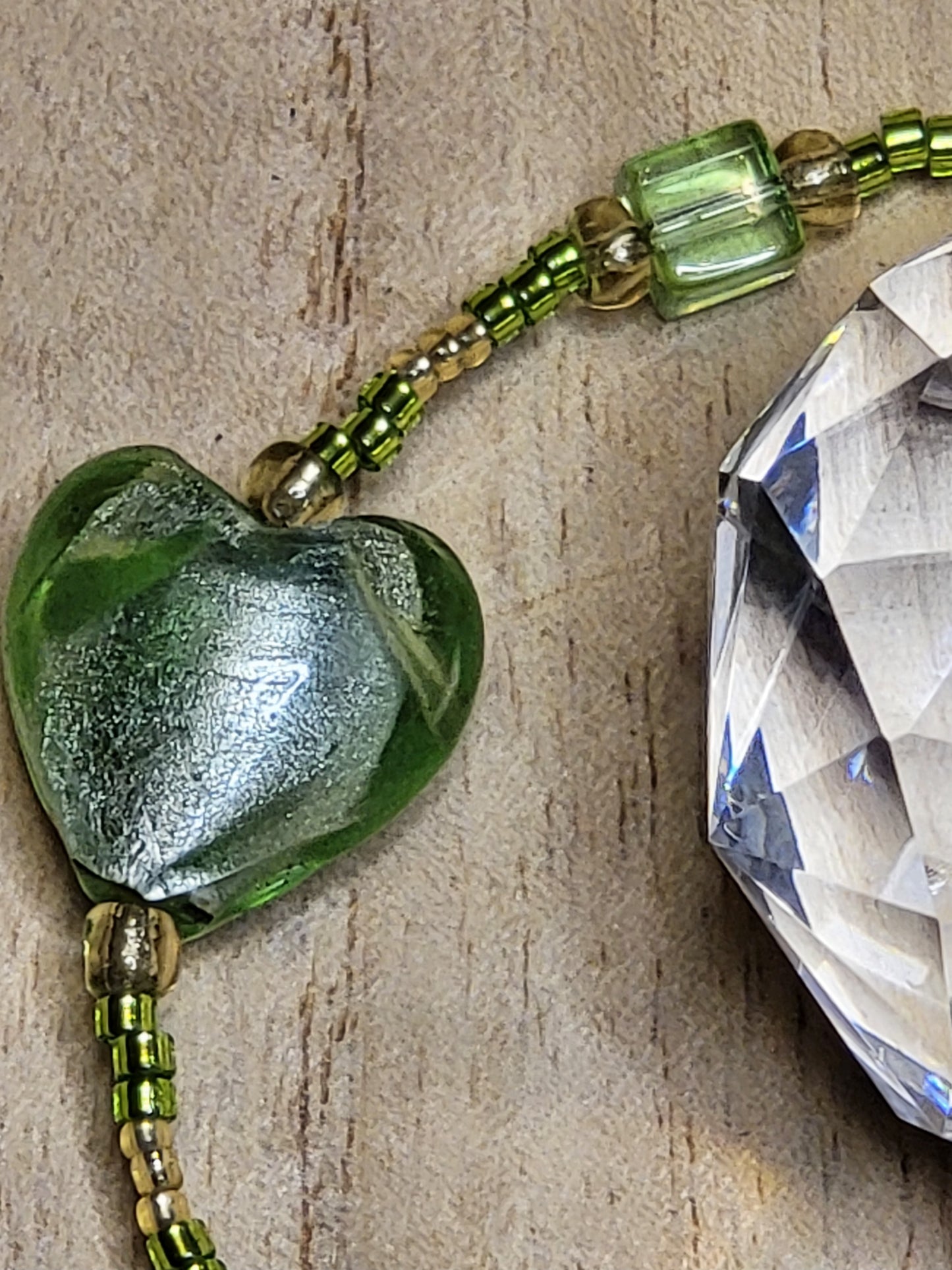 Beaded suncatcher prism